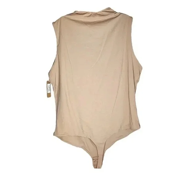 SKIMS thong bodysuit mock high neck tank nude mica everybody plus size 4x NWT - Picture 5 of 5